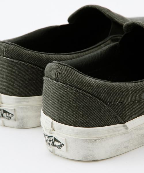 VANS（バンズ）の「VANSオーバーウォッシュスリッポン/BCVANS Over W SLIP-ON（スリッポン・レディース・ホワイト/ダークグレー・4h/5/6/7）」の8枚目の写真
