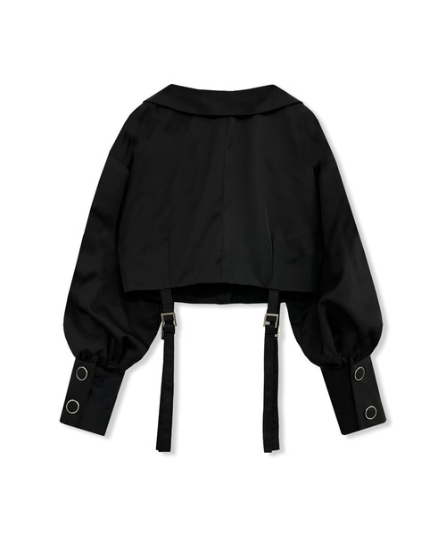 ANDGEEBEE（アンジービー）の「ボリュームスリーブジャケット（その他アウター・レディース・ブラック/アッシュブラウン・FREE）」の16枚目の写真