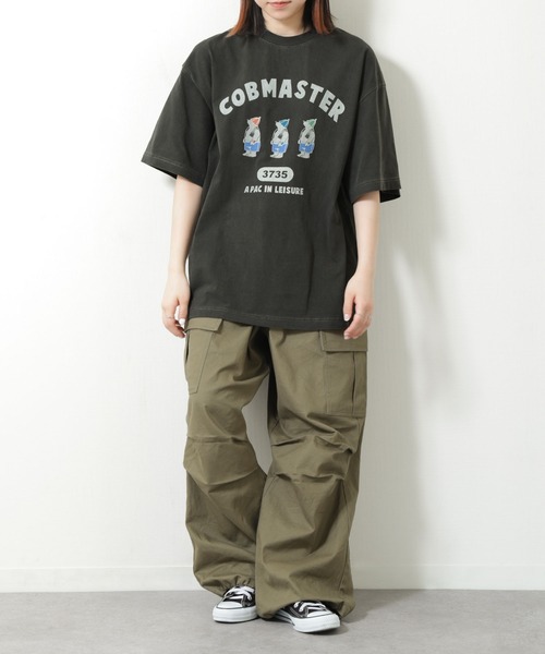 COBMASTER（コブマスター）の「【COBMASTER】 ピグメント サウナベアー 半袖 Tシャツ 【吸水速乾】（Tシャツ/カットソー・メンズ・ナチュラル/パープル/ブラック/ブルー・LARGE/X-LARGE/MEDIUM）」の13枚目の写真