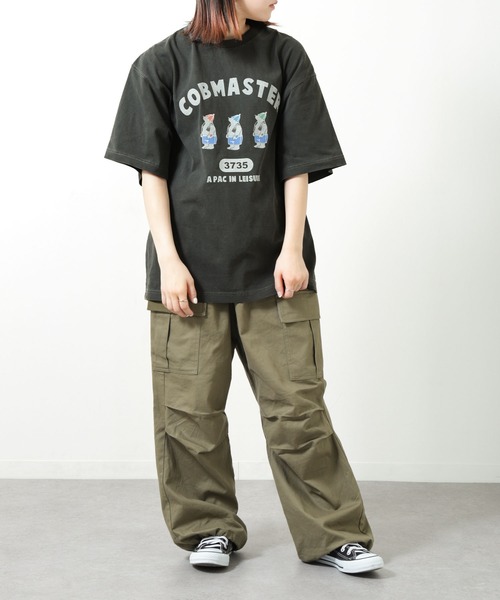 COBMASTER（コブマスター）の「【COBMASTER】 ピグメント サウナベアー 半袖 Tシャツ 【吸水速乾】（Tシャツ/カットソー・メンズ・ナチュラル/パープル/ブラック/ブルー・LARGE/X-LARGE/MEDIUM）」の11枚目の写真