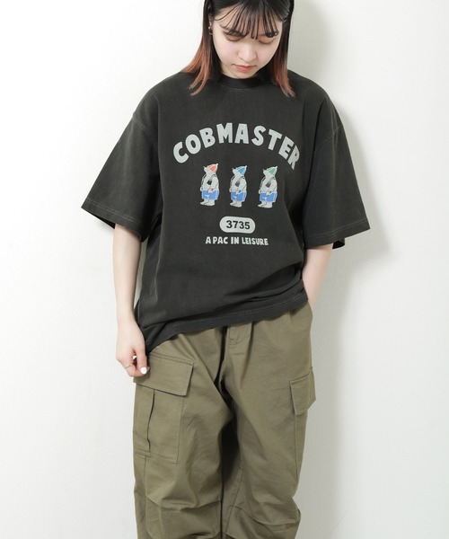 COBMASTER（コブマスター）の「【COBMASTER】 ピグメント サウナベアー 半袖 Tシャツ 【吸水速乾】（Tシャツ/カットソー・メンズ・ナチュラル/パープル/ブラック/ブルー・LARGE/X-LARGE/MEDIUM）」の12枚目の写真