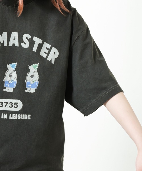 COBMASTER（コブマスター）の「【COBMASTER】 ピグメント サウナベアー 半袖 Tシャツ 【吸水速乾】（Tシャツ/カットソー・メンズ・ナチュラル/パープル/ブラック/ブルー・LARGE/X-LARGE/MEDIUM）」の10枚目の写真