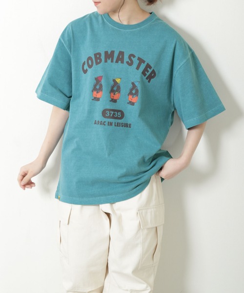 COBMASTER（コブマスター）の「【COBMASTER】 ピグメント サウナベアー 半袖 Tシャツ 【吸水速乾】（Tシャツ/カットソー・メンズ・ナチュラル/パープル/ブラック/ブルー・LARGE/X-LARGE/MEDIUM）」の21枚目の写真