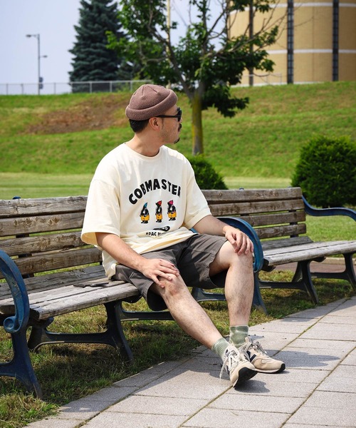 COBMASTER（コブマスター）の「【COBMASTER】 ピグメント サウナベアー 半袖 Tシャツ 【吸水速乾】（Tシャツ/カットソー・メンズ・ナチュラル/パープル/ブラック/ブルー・LARGE/X-LARGE/MEDIUM）」の5枚目の写真