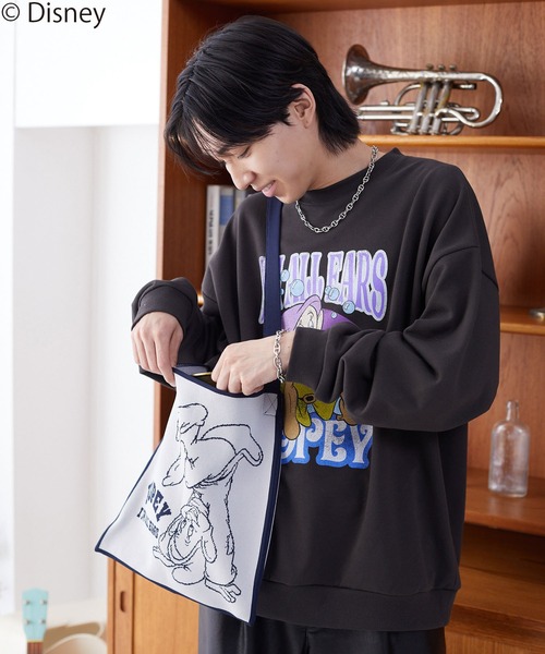 JUNRED(ジュンレッド)の「【 DISNEY / ディズニー 】ドーピー / スウェットプルオーバー(スウェット・メンズ・チャコールグレー/ブルー/オフホワイト・L/M)」の16枚目の写真