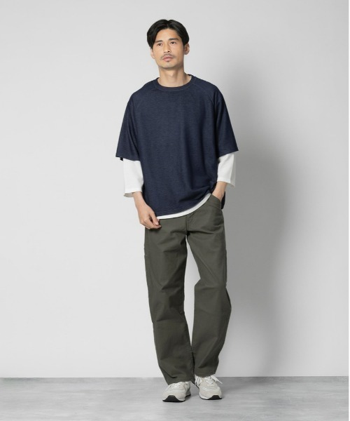 新品　good on ライトフレンチテリー　ラグラン　7分袖　L グッドオン ライトフレンチテリー・七分袖ベースボールシャツ