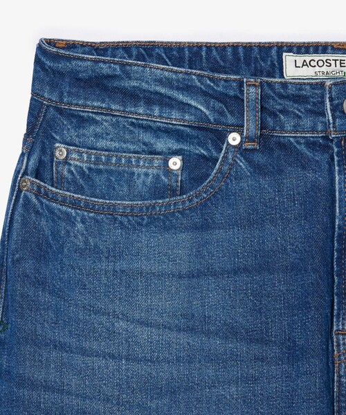 LACOSTE(ラコステ)の「オーガニックコットン ベーシック ルーズフィット ストレートデニムパンツ(デニムパンツ・メンズ・ホワイト/インディゴブルー/ライトインディゴブルー・30/32/31/33)」の13枚目の写真