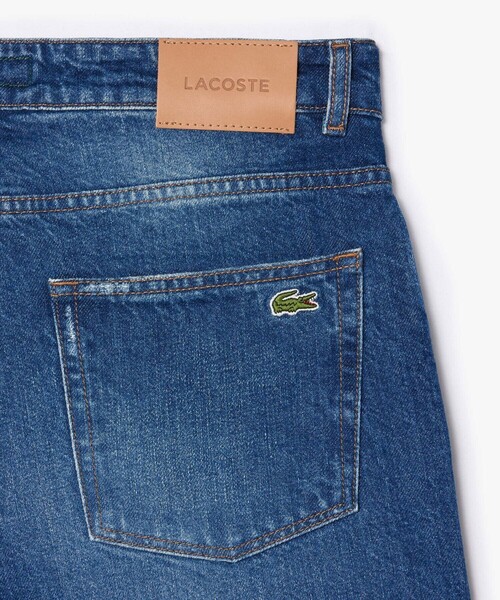 LACOSTE(ラコステ)の「オーガニックコットン ベーシック ルーズフィット ストレートデニムパンツ(デニムパンツ・メンズ・ホワイト/インディゴブルー/ライトインディゴブルー・30/32/31/33)」の15枚目の写真