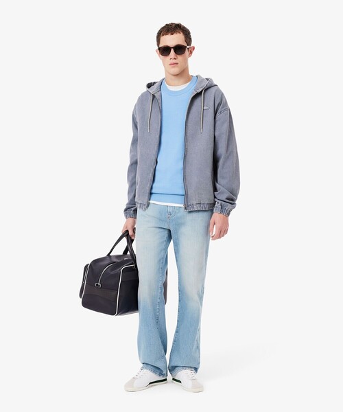 LACOSTE(ラコステ)の「オーガニックコットン ベーシック ルーズフィット ストレートデニムパンツ(デニムパンツ・メンズ・ホワイト/インディゴブルー/ライトインディゴブルー・30/32/31/33)」の21枚目の写真