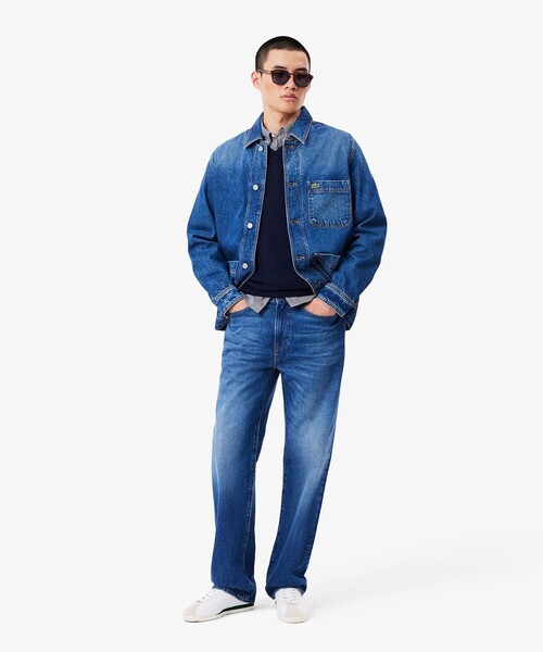 LACOSTE(ラコステ)の「オーガニックコットン ベーシック ルーズフィット ストレートデニムパンツ(デニムパンツ・メンズ・ホワイト/インディゴブルー/ライトインディゴブルー・30/32/31/33)」の22枚目の写真
