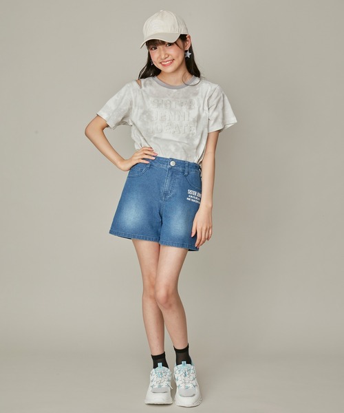 JENNI(ジェニィ)の「オーロララインメッシュスニーカー(スニーカー・キッズ・ブラック/ミント・21cm/23cm/24cm/20cm/22cm)」の16枚目の写真
