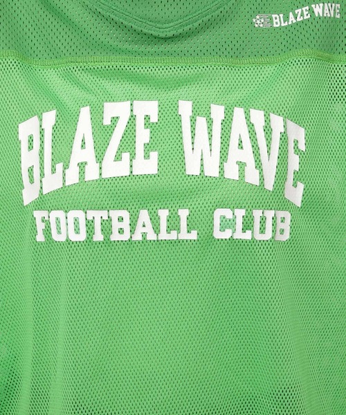 niko and...（ニコアンド）の「メッシュナンバリングプルオーバー（Tシャツ/カットソー・レディース・オフホワイト/ブルー/グリーン・MEDIUM/LARGE）」の14枚目の写真