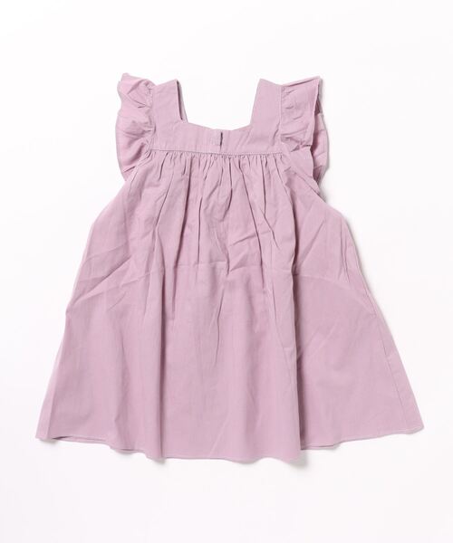 aimoha（アイモハ）の「【aimoha-KIDS-】フリルショルダーワンピース (SS)（ワンピース・キッズ・パープル/ホワイト・90/100/110/120/130/140）」の19枚目の写真