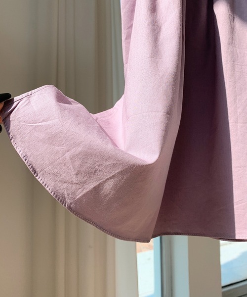 aimoha（アイモハ）の「【aimoha-KIDS-】フリルショルダーワンピース (SS)（ワンピース・キッズ・パープル/ホワイト・90/100/110/120/130/140）」の8枚目の写真