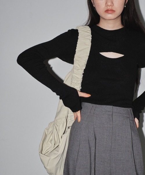 TODAYFULナイロンギャザーバックNylon gathered bag正規品 TODAYFUL（トゥデイフル）の「TODAYFUL Nylon Gather Bag