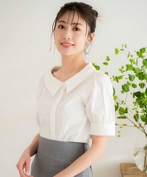 NOELA(ノエラ)の「アシメブラウス(シャツ/ブラウス・レディース・イエロー/ネイビー/オフホワイト・フリー)」の17枚目の写真