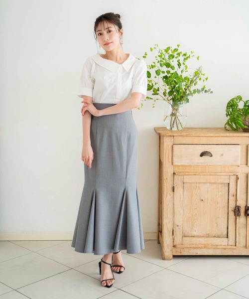 NOELA(ノエラ)の「アシメブラウス(シャツ/ブラウス・レディース・イエロー/ネイビー/オフホワイト・フリー)」の11枚目の写真