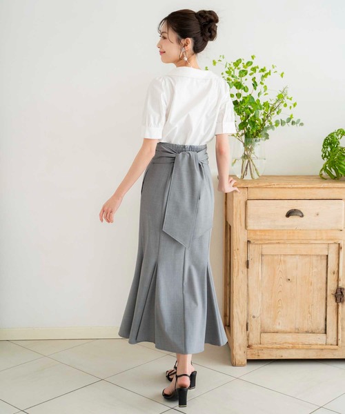 NOELA(ノエラ)の「アシメブラウス(シャツ/ブラウス・レディース・イエロー/ネイビー/オフホワイト・フリー)」の12枚目の写真