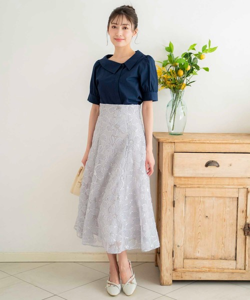 NOELA(ノエラ)の「アシメブラウス(シャツ/ブラウス・レディース・イエロー/ネイビー/オフホワイト・フリー)」の15枚目の写真