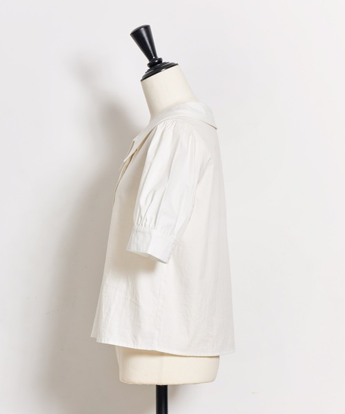 NOELA(ノエラ)の「アシメブラウス(シャツ/ブラウス・レディース・イエロー/ネイビー/オフホワイト・フリー)」の6枚目の写真