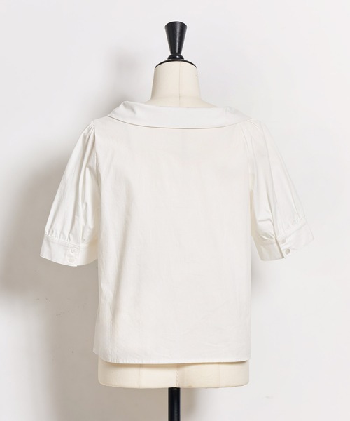 NOELA(ノエラ)の「アシメブラウス(シャツ/ブラウス・レディース・イエロー/ネイビー/オフホワイト・フリー)」の7枚目の写真