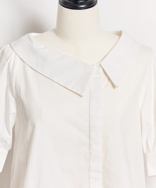 NOELA(ノエラ)の「アシメブラウス(シャツ/ブラウス・レディース・イエロー/ネイビー/オフホワイト・フリー)」の8枚目の写真