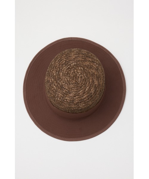 rienda（リエンダ）の「レディーカンカン帽（ハット・レディース・ブラウン/ブラック・FREE）」の6枚目の写真