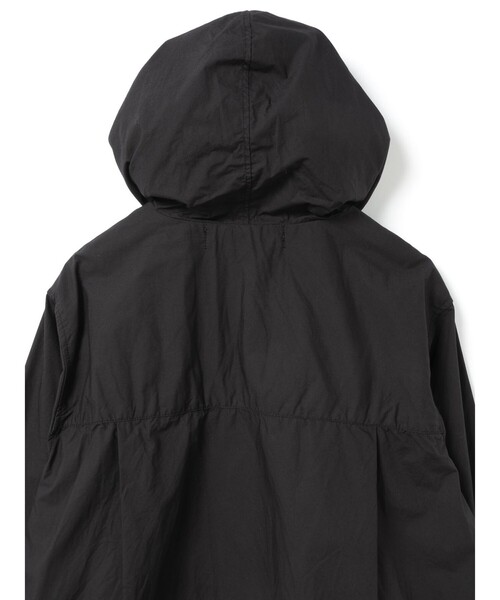 MidiUmi／フード付きショートシャツ（ブラック） セール】MidiUmi フード付きショートシャツ（シャツ/ブラウス