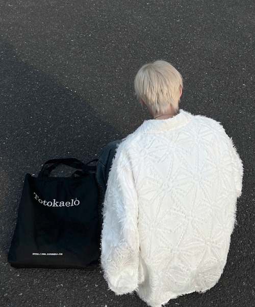 FVLMEN（フルメン）の「【FVLMEN】fringe checked pattern longsleeve china shirt/フリンジ チェック 総柄 ロングスリーブ チャイナ シャツ（シャツ/ブラウス・メンズ・ホワイト/ブラック・MEDIUM/LARGE/X-LARGE）」の16枚目の写真