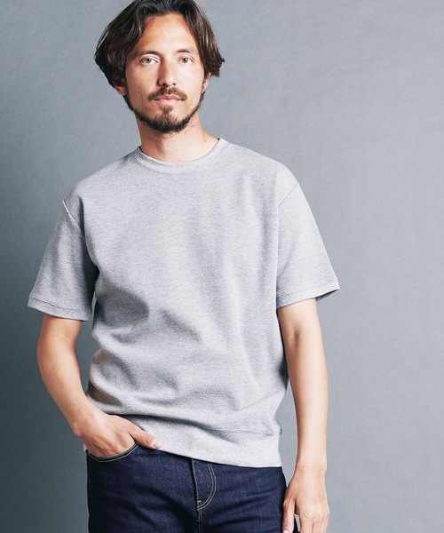 Magine(マージン)の「CTN FINE THERMAL KNITSAW C/N S/S:コットン ファインサーマル クルーネック 半袖 ニットソー 24S(Tシャツ/カットソー・メンズ・グレー/ブラック/ホワイト/オリーブ・44/46/48)」の15枚目の写真
