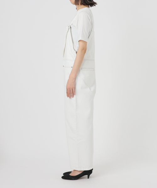 SLOBE IENA（スローブイエナ）の「LE DENIM ノットオーバーオール（サロペット/オーバーオール・レディース・ホワイト・FREE）」の11枚目の写真