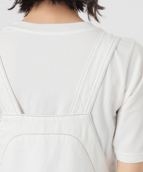 SLOBE IENA（スローブイエナ）の「LE DENIM ノットオーバーオール（サロペット/オーバーオール・レディース・ホワイト・FREE）」の6枚目の写真