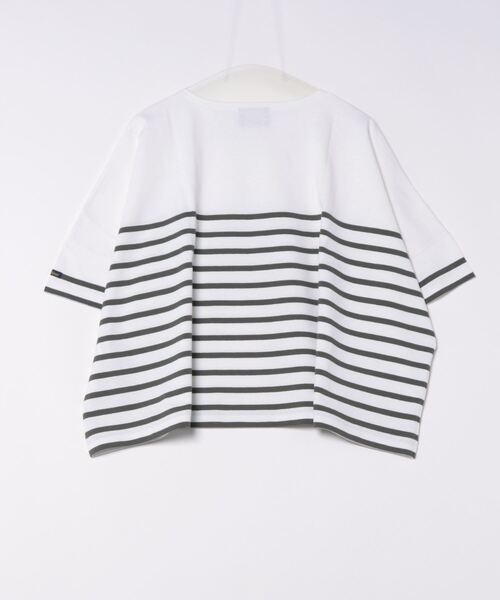 LEMINOR(ルミノール)の「ルミノアBDワイドプルオーバー(Tシャツ/カットソー・レディース・ベージュ/チャコールグレー・FREE)」の8枚目の写真