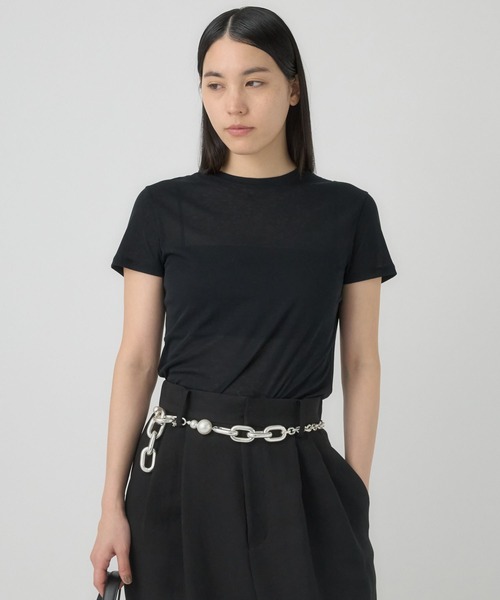 Chaos（カオス）の「Chaos(カオス)/カリーヌＴシャツ（Tシャツ/カットソー・レディース・ホワイト/ブラック/ダークグレー・FREE）」の13枚目の写真