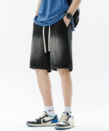 Ressaca（レサーカ）の「センターシーム切替デザインワイドデニム イージーショートパンツ（デニムパンツ）」