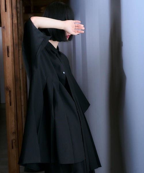 HARE（ハレ）の「【SET UP対応】YOSEオーバープリーツシャツ