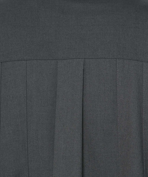 HARE（ハレ）の「【SET UP対応】YOSEオーバープリーツシャツ（シャツ/ブラウス・メンズ・ブラック/グレー・FREE）」の5枚目の写真