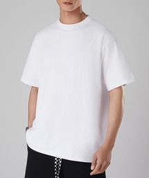 Cloudstyle（クラウドスタイル）の「【Cloudstyle】リラックスルーズ ベーシックT オーバーサイズ ラスティックコットン カットソー/ クルーネック Tシャツ / トップス 半袖（Tシャツ/カットソー・メンズ）」