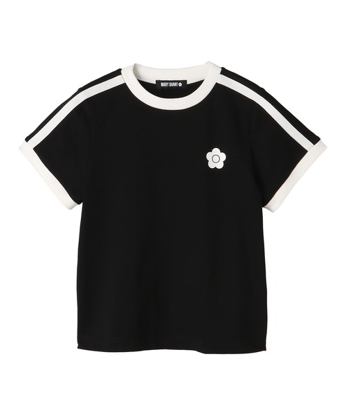 MARY QUANT（マリークワント）の「バイカラーラインデイジー Tシャツ（Tシャツ/カットソー・レディース・ホワイト/ピンク/ブルー/ブラック・M）」の21枚目の写真