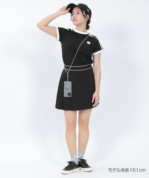 MARY QUANT（マリークワント）の「バイカラーラインデイジー Tシャツ（Tシャツ/カットソー・レディース・ホワイト/ピンク/ブルー/ブラック・M）」の12枚目の写真