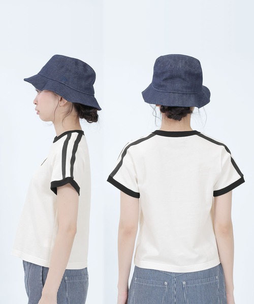 MARY QUANT（マリークワント）の「バイカラーラインデイジー Tシャツ（Tシャツ/カットソー・レディース・ホワイト/ピンク/ブルー/ブラック・M）」の18枚目の写真