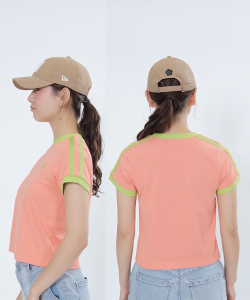 MARY QUANT（マリークワント）の「バイカラーラインデイジー Tシャツ（Tシャツ/カットソー・レディース・ホワイト/ピンク/ブルー/ブラック・M）」の8枚目の写真