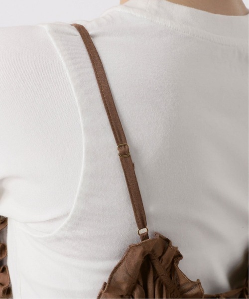 SLOBE IENA（スローブイエナ）の「《WEB限定/追加3》コットンガーゼ ギャザーワンピース（ワンピース・レディース・ブラック/ブラウン・FREE）」の19枚目の写真