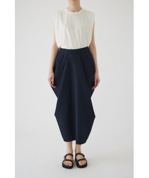 RIM.ARK（リムアーク）の「Smooth texture square tops（Tシャツ/カットソー・レディース・ライトブルー/杢グレー/ホワイト/ネイビー・FREE）」の2枚目の写真