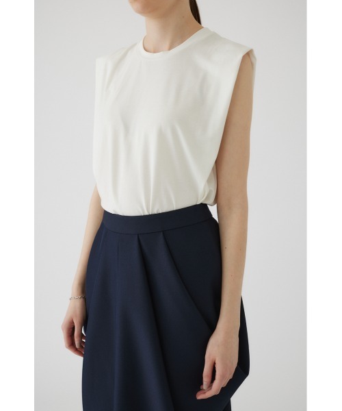 RIM.ARK（リムアーク）の「Smooth texture square tops（Tシャツ/カットソー・レディース・ライトブルー/杢グレー/ホワイト/ネイビー・FREE）」の22枚目の写真