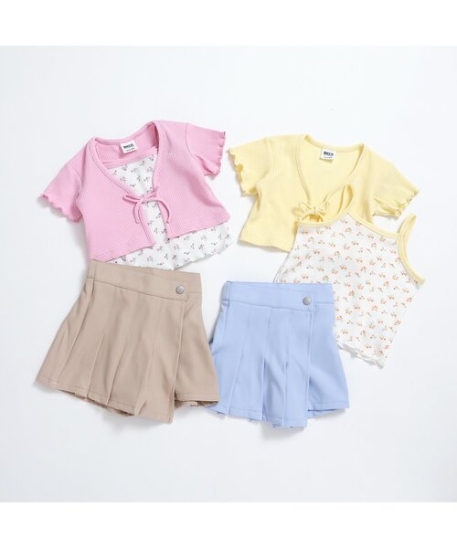 BREEZE（ブリーズ）の「【2Pセット】カーディガン（カーディガン/ボレロ・キッズ・ピンク/イエロー・80/90/100/110/120/130/140）」の4枚目の写真