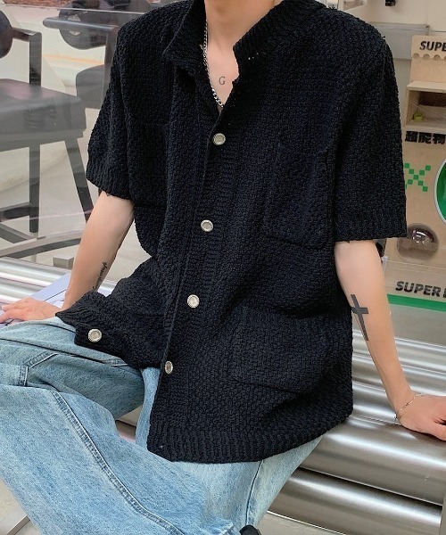 ポケット付きニットカーディガン/トップス（ニット/セーター）｜CREARE -LINO-（クレアーレリノ） 5,290円