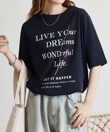 Eglantine 英字プリントＴシャツ
