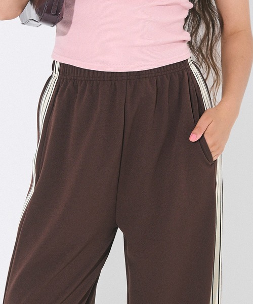 セール】サイドラインジョーゼットパンツ（その他パンツ）｜coca（coca