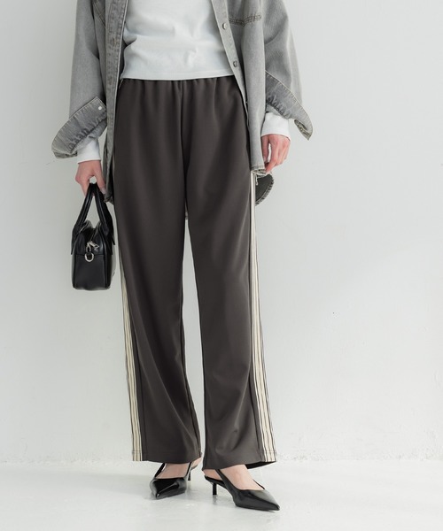 coca(coca)(コカ)の「サイドラインジョーゼットパンツ(その他パンツ・レディース・ネイビー/チャコール/ダークグリーン/ライトベージュ/ピンク系その他/ブラウン/ライトピンク・SHORT/MEDIUM/LONG)」の20枚目の写真